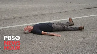 WATCH: How British artist Andy Goldsworthy creates a 'rain shadow'