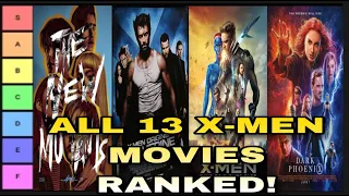 ALL 13 X-MEN MOVIES RANKED!(w/New Mutants!) |Tier Ranking|