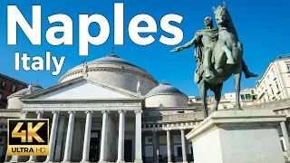 Naples, Italy Walking Tour (4k Ultra HD 60fps) – With Caption