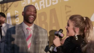 Vince Carter on the Red Carpet at the NBA Awards 2017 | NBA on TNT