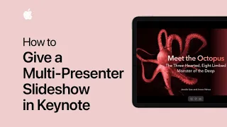 How to give a Multi-Presenter Slideshow in Keynote on iPhone, iPad, and iPod touch | Apple Support