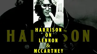 George Harrison Talks About Lennon & McCartney  #shortvideo #shorts #shortsfeed #short