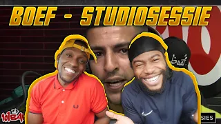 BOEF | Studiosessie 224 | 101Barz Reaction *English Translation* #HarveyDonTV #Raymanbeats