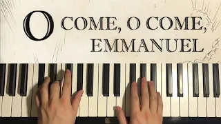 How To Play - O Come, O Come Emmanuel (Piano Tutorial Lesson)