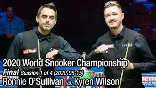 2020 World Snooker Championship Final: Ronnie O'Sullivan vs. Kyren Wilson (Full Match Part 1/4)