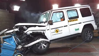 Mercedes benz g wagon crash test