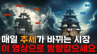 매일 추세가 바뀌는 혼란스러운 시장! 방향을 잘 잡아야합니다