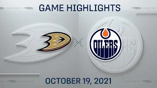 NHL Highlights | Ducks vs. Oilers - Oct. 19, 2021