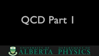 PHYS 485 QCD Part 1