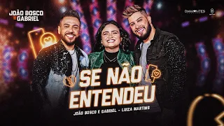 João Bosco e Gabriel, @cantoraluizamartins  SE NÃO ENTENDEU ( DVD - DOIS LADOS)