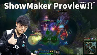 ShowMaker SINGLEHANDEDLY Crushes KT's Hopes With This INSANE 1v5 BARON STEAL!! (PROVIEW)