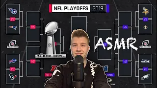 ASMR | 2020 NFL Playoff Predictions! Super Bowl Prediction!