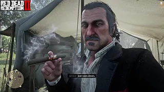 Yes... Arthur can really piss off Dutch (Without mods)