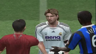 Pro Evolution Soccer 6 (Europe) ps2 PES 2006 (Real Madrid vs Inter Milan)