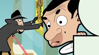 Thief in the gallery | Funny Episodes | Mr Bean Cartoon World