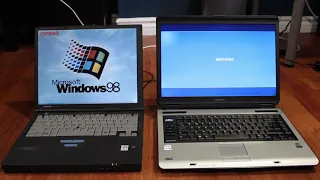 Laptop Race: Windows 98 vs Windows XP