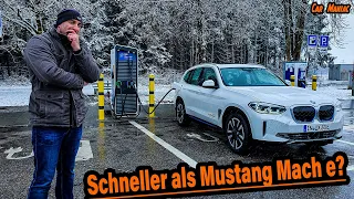 BMW iX3 80kWh - Autobahnkomfort + Reichweite & Ladespeed Test