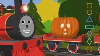 Learn  Shapes and Carve Pumpkins with Shawn the Train! 🎃