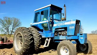 FORD 9600 Tractor Working on Spring Tillage