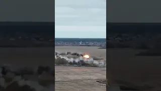 The Russian Attack Helicopter Shot Down in Ukraine!