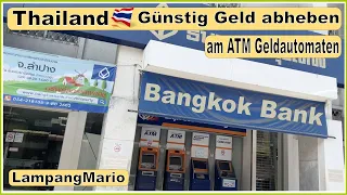 Geld 💰 günstig am 🏦 ATM 🏧  in Thailand 🇹🇭 abheben. Diesen Fehler solltet ihr vermeiden‼️