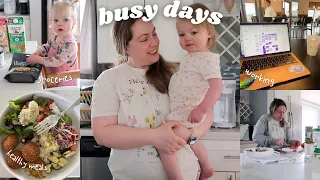 VLOG: Stay at Home & Part-Time Working Mom Life, Cleaning Routine Ideas, Grocery Haul, Plant-Based