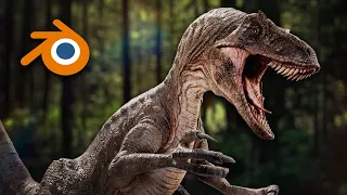 Creating a Raptor | Blender 3D Timelapse