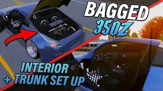 BAGGED 350Z SLOT BUILD!!! ( Part 2 - Interior & Custom Trunk Set Up)