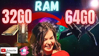 AUGMENTER /  CHANGER LA RAM DE SON PC !  32Go vs 64Go ! UTILE ?