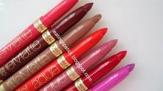 L'Oreal La Laque & Le Matte Lipsticks Review & Swatches!