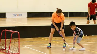 Pre-school Mic Up (June Holiday Floorball Clinic - Floorball Basics Academy)