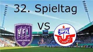 VFL Osnabrück - F.C.Hansa Rostock | Live | Spieltag 32 | Rostocker Fankurve