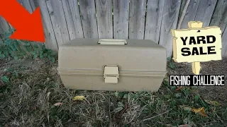 Found FULL Tackle Box at Yard Sale for $5!! (Treasure Chest)