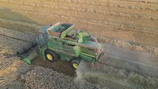 JohnDeere T550 na výpomoci ZD Hraničář Loděnice