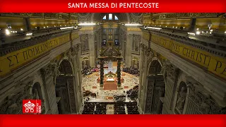 Santa Messa di Pentecoste 19 maggio 2024 Papa Francesco