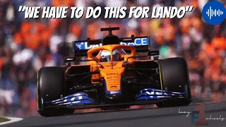 McLaren Race Order on Daniel Ricciardo to hold up Sergio Perez (FOR LANDO?) | Dutch GP