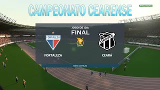 Fifa 23 - Fortaleza x Ceará | FINAL Campeonato Cearense 2024 [ Jogo de IDA ]