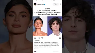 Kylie Jenner and Timothèe Chalamet dating? #kyliejenner #timotheechalamet #hollywood #kardashian