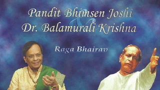 Dr M Balamurali Krishna with Pandit Bhimsen Joshi & Pandit Hariprasad Chaurasia