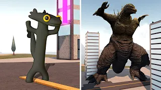 Dancing Toothless Meme VS GODZILLA MINUS ONE Kaiju Universe