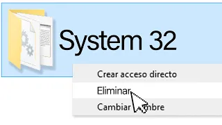 Elimine System32 en mi PC para destruirla