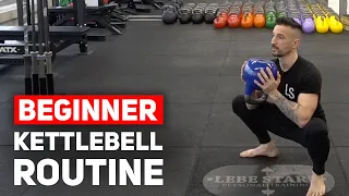 15-Minute Beginner Kettlebell Workout - (FOLLOW ALONG)