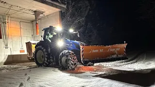 My First time Ever plowing Snow!? 🥶 Heavy snowfall in the Alps ❄️ #snow #plowing #alps