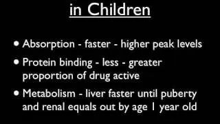 Psychiatric Medications in Children (Part 1) Treatment Plans