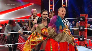 Rhea Ripley confronts Asuka, Alexa Bliss and Bianca Belair - WWE RAW November 21, 2022