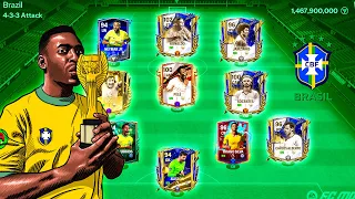 I Made Best Ever BRAZIL Squad! Pele, R9, Roberto Carlos!! FC Mobile