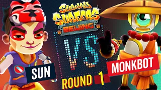 Subway Surfers Versus | Sun VS Monkbot | Beijing - Round 1 | SYBO TV