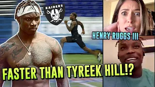 New Raiders WR Henry Ruggs Says He's FASTER Than TYREEK HILL? Las Vegas' Next Star OPENS UP 😱