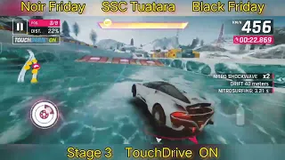 ASPHALT 9 SSC Tuatara Special Event Stage 3 | TouchDrive ON | BOS  Noir Friday EVENT