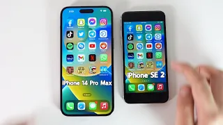 iPhone 14 Pro Max vs iPhone SE 2020 - Speed Comparison You WON"T BELIEVE THIS